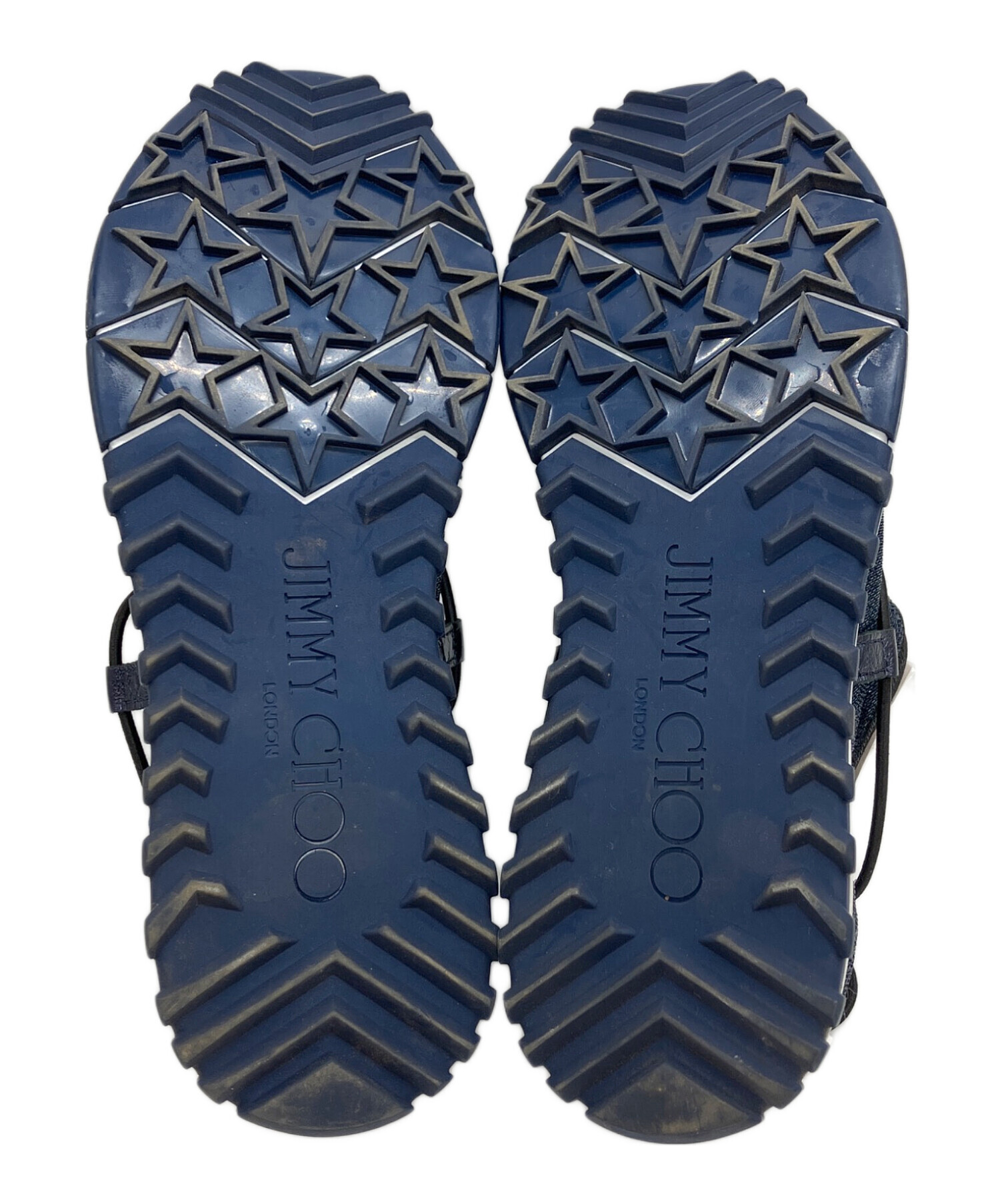 超レアBIG！30s〜40s インディゴブルー　チマヨラグ　ネイティブUSA古着 中古・古着通販】JIMMY CHOO (ジミーチュウ) スニーカー ネイビー