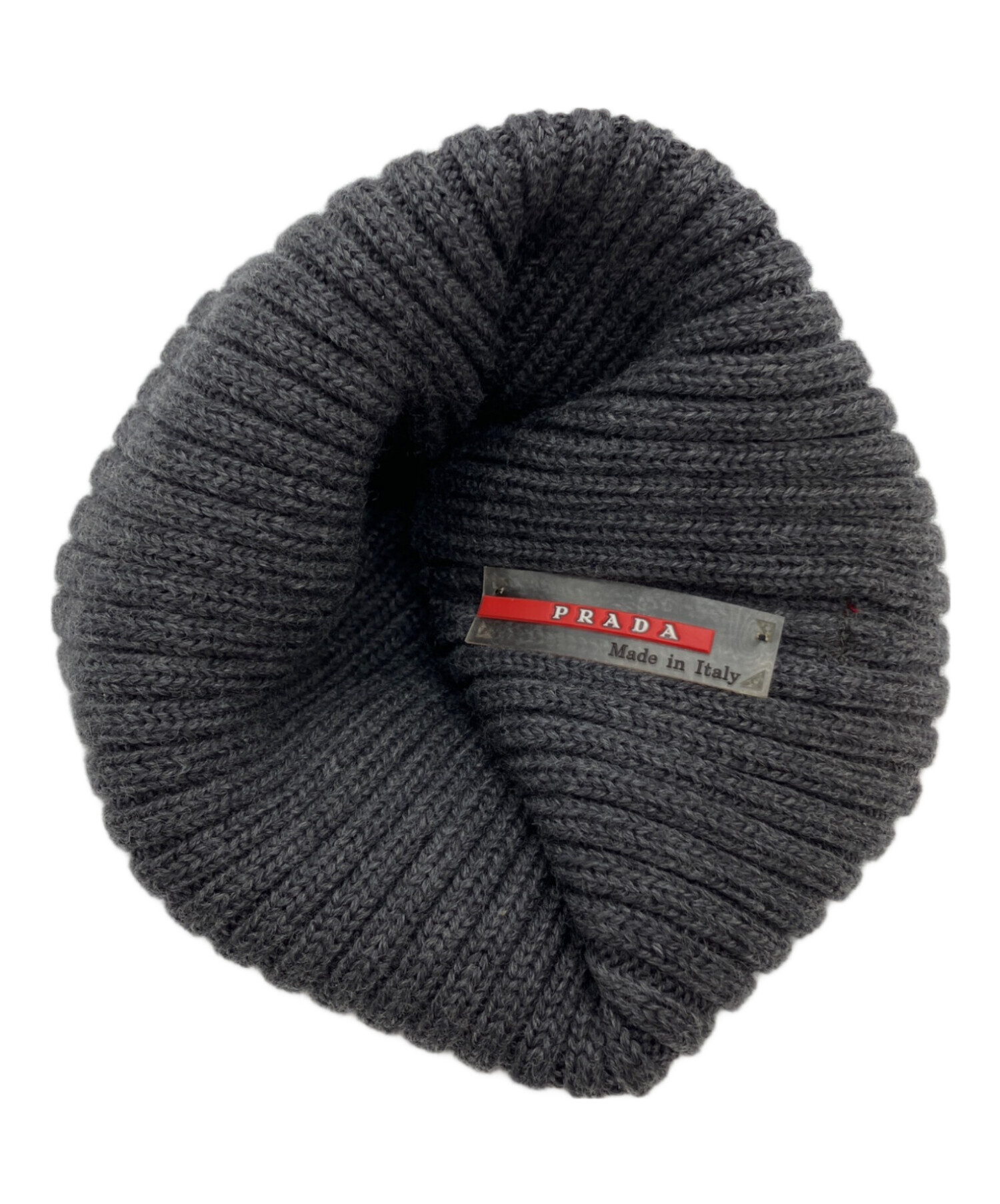 PRADA SPORTS ニット帽 中古・古着通販】PRADA SPORTS (プラダスポーツ) ニット帽 グレー