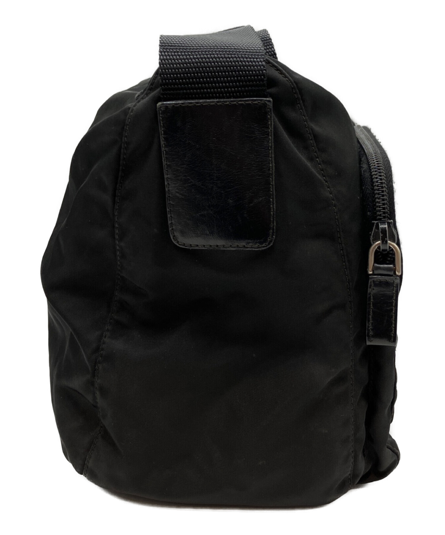 中古・古着通販】PRADA (プラダ) ナイロンショルダーバッグ ブラック