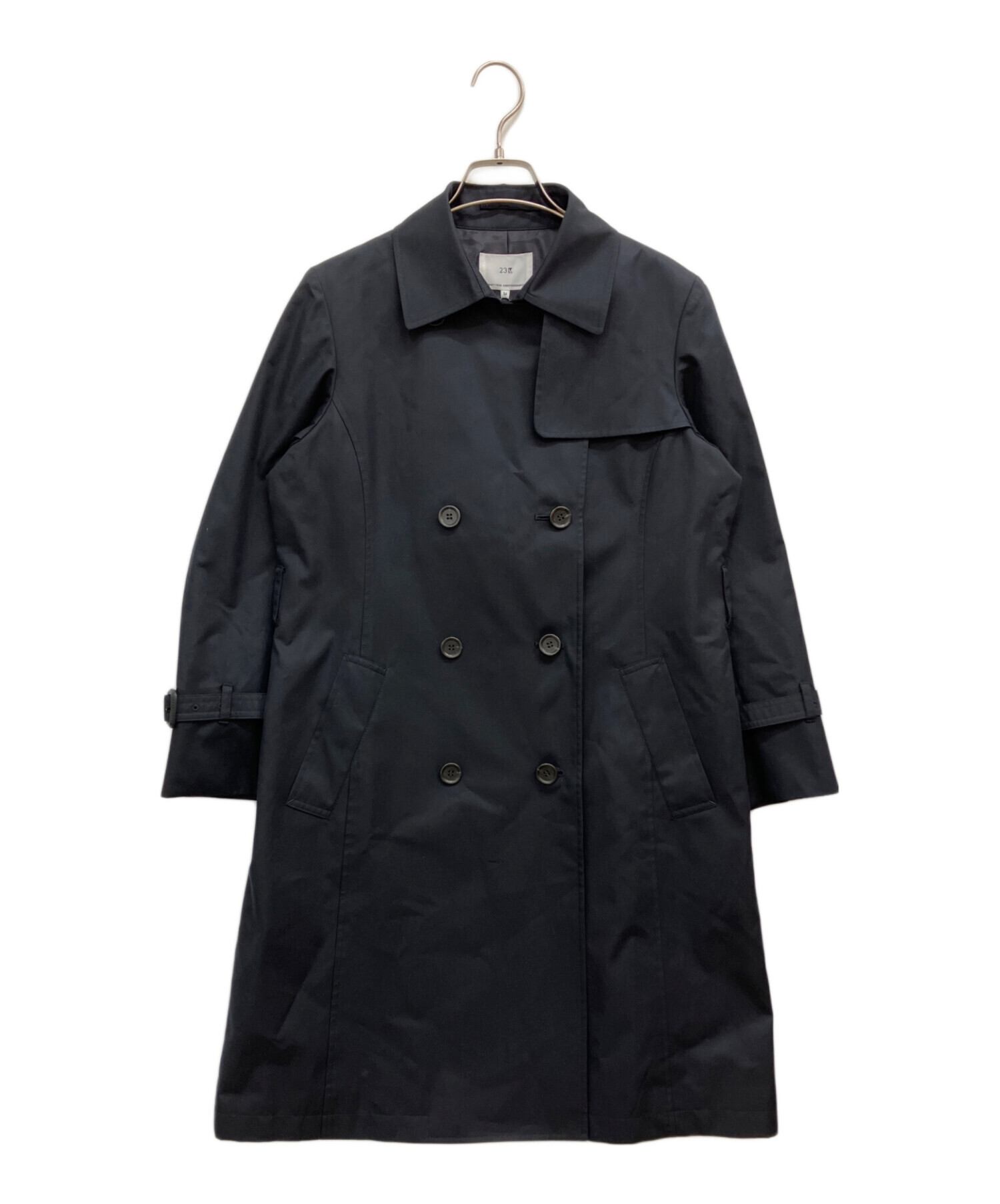 中古・古着通販】23区 (ニジュウサンク) トレンチコート ネイビー