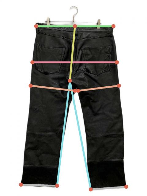 メ*夫様 BRU NA BOINNE BOBBIE 5P BUT レザーパンツ 中古・古着通販】BRU NA BOINNE (ブルーナボイン) BUT 