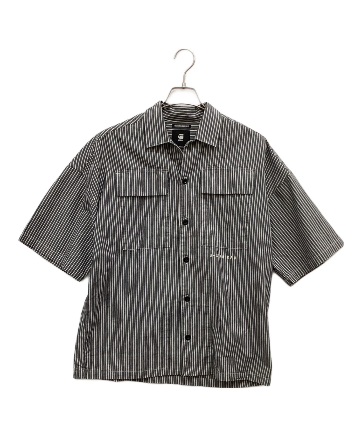 G-STAR RAW セットアップ　半袖シャツ&ハーフパンツ 中古・古着通販】G-STAR RAW (ジースターロゥ) 半袖シャツ グレー