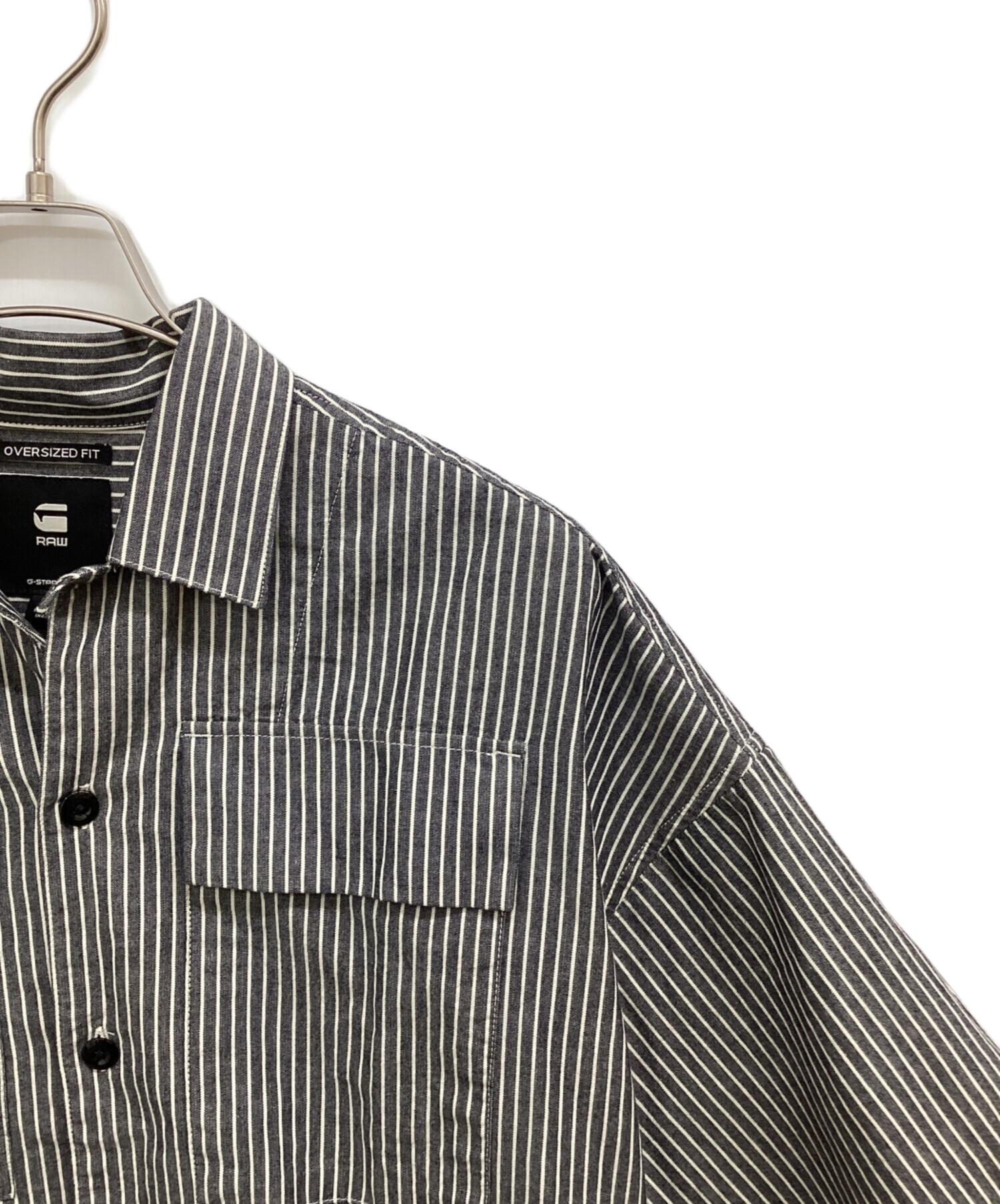 中古・古着通販】G-STAR RAW (ジースターロゥ) 半袖シャツ グレー