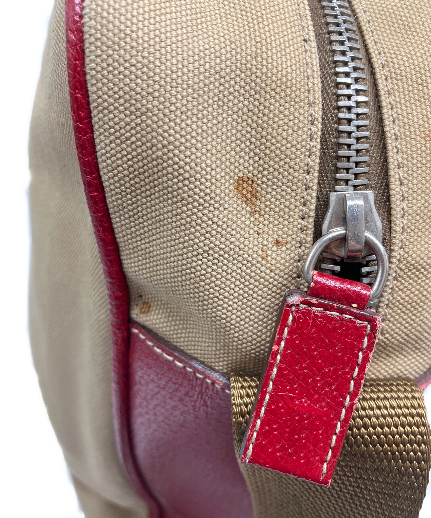 中古・古着通販】PRADA (プラダ) ショルダーバッグ ベージュ｜ブランド