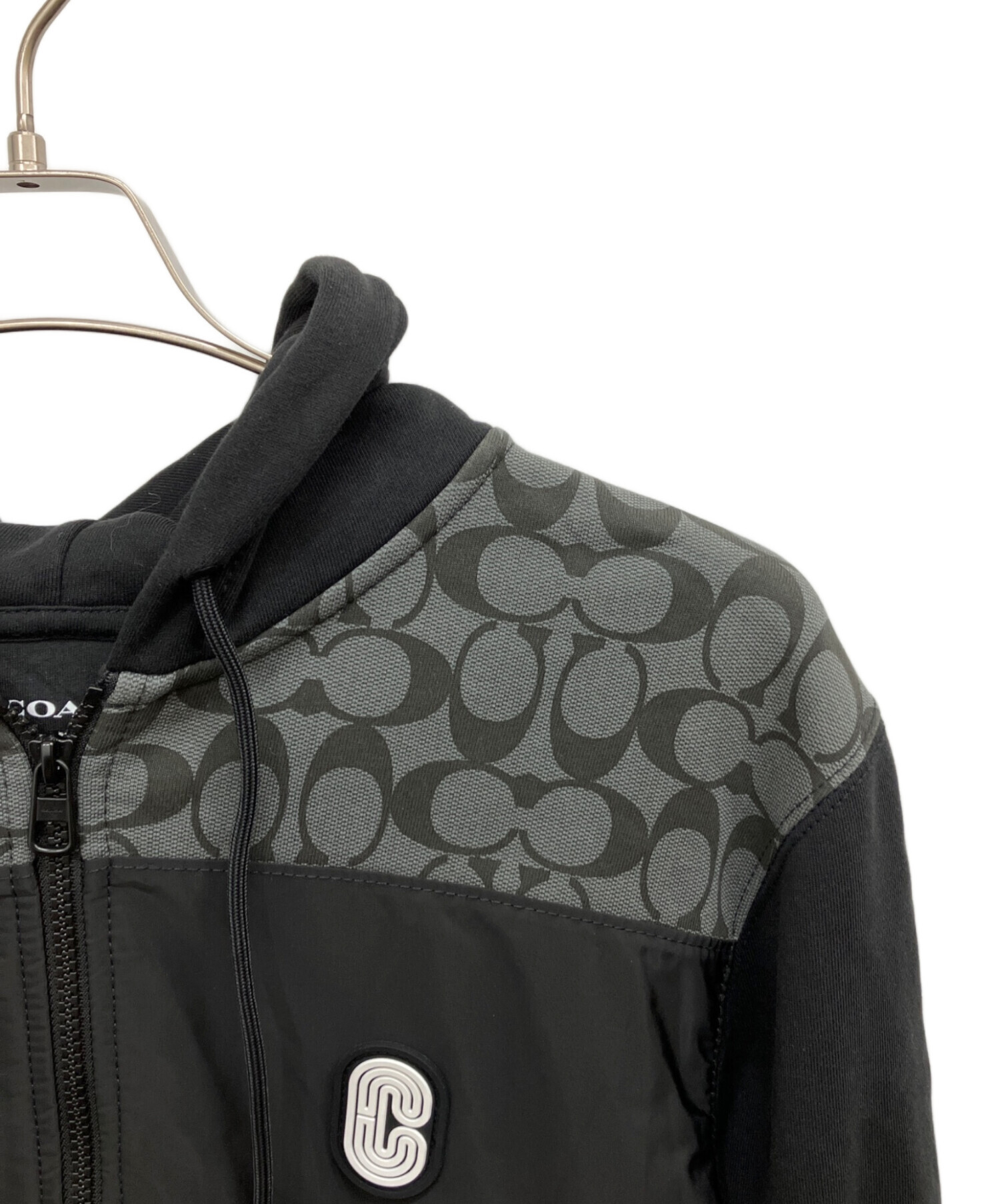 中古・古着通販】COACH (コーチ) シグネチャーフルジップフーディー