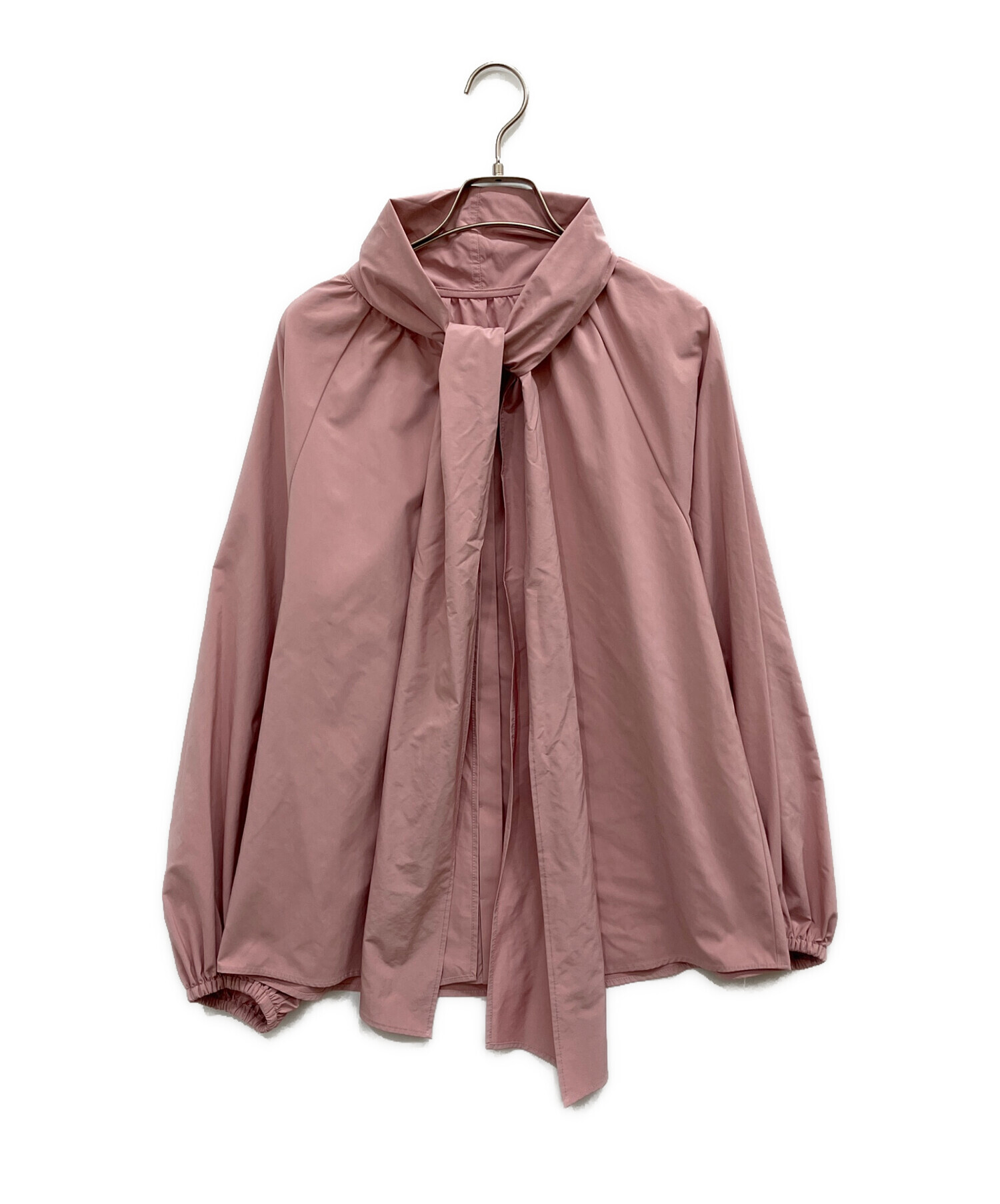 中古・古着通販】NEMIKA (ネミカ) ボウタイブラウス ピンク サイズ:1 