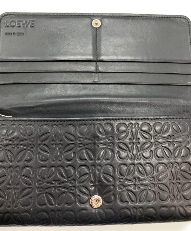 中古・古着通販】LOEWE (ロエベ) 長財布 ブラック｜ブランド・古着通販