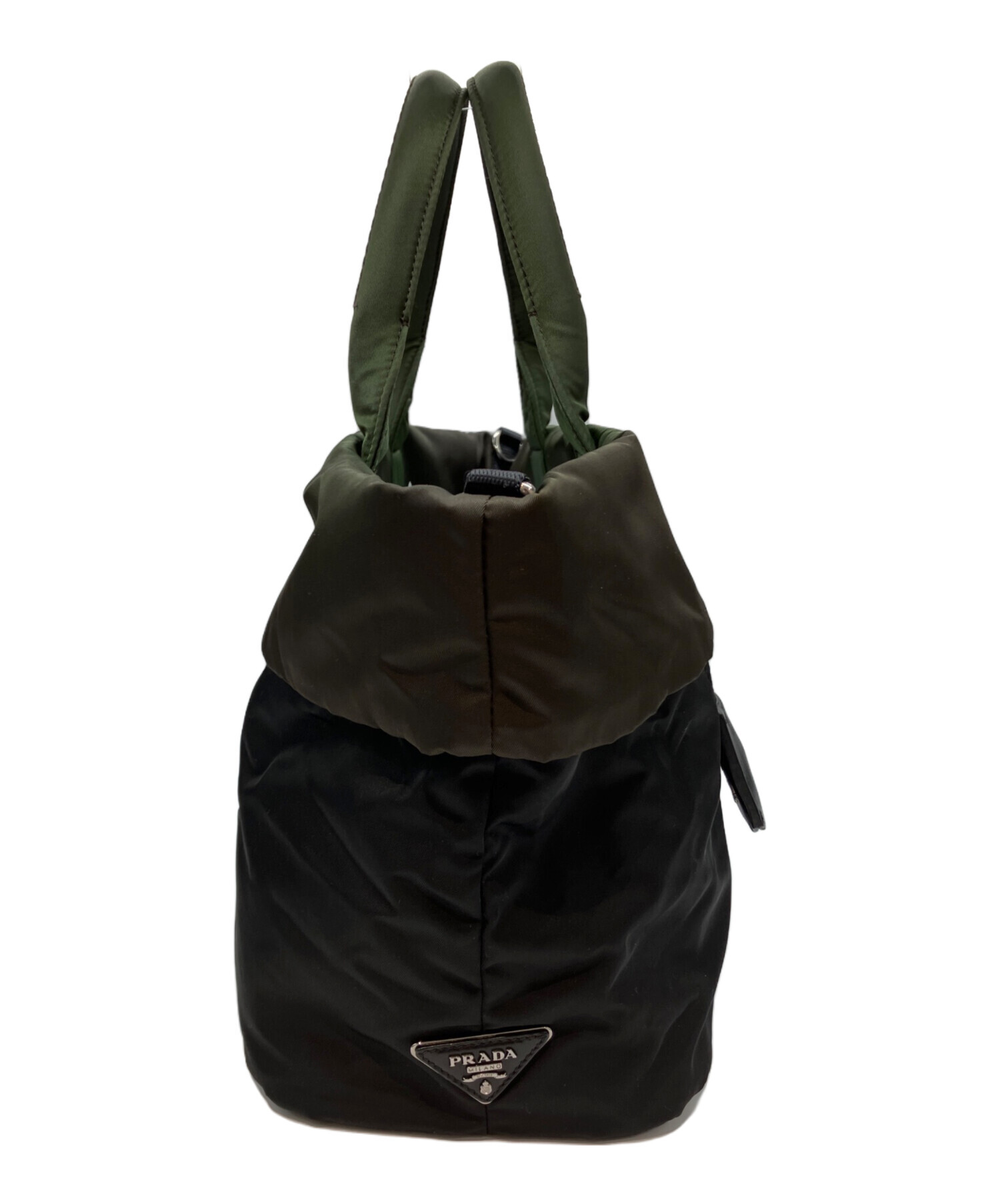正規‼️ PRADA リバーシブル　トートバッグ 中古・古着通販】PRADA (プラダ) リバーシブルトートバッグ ブラック