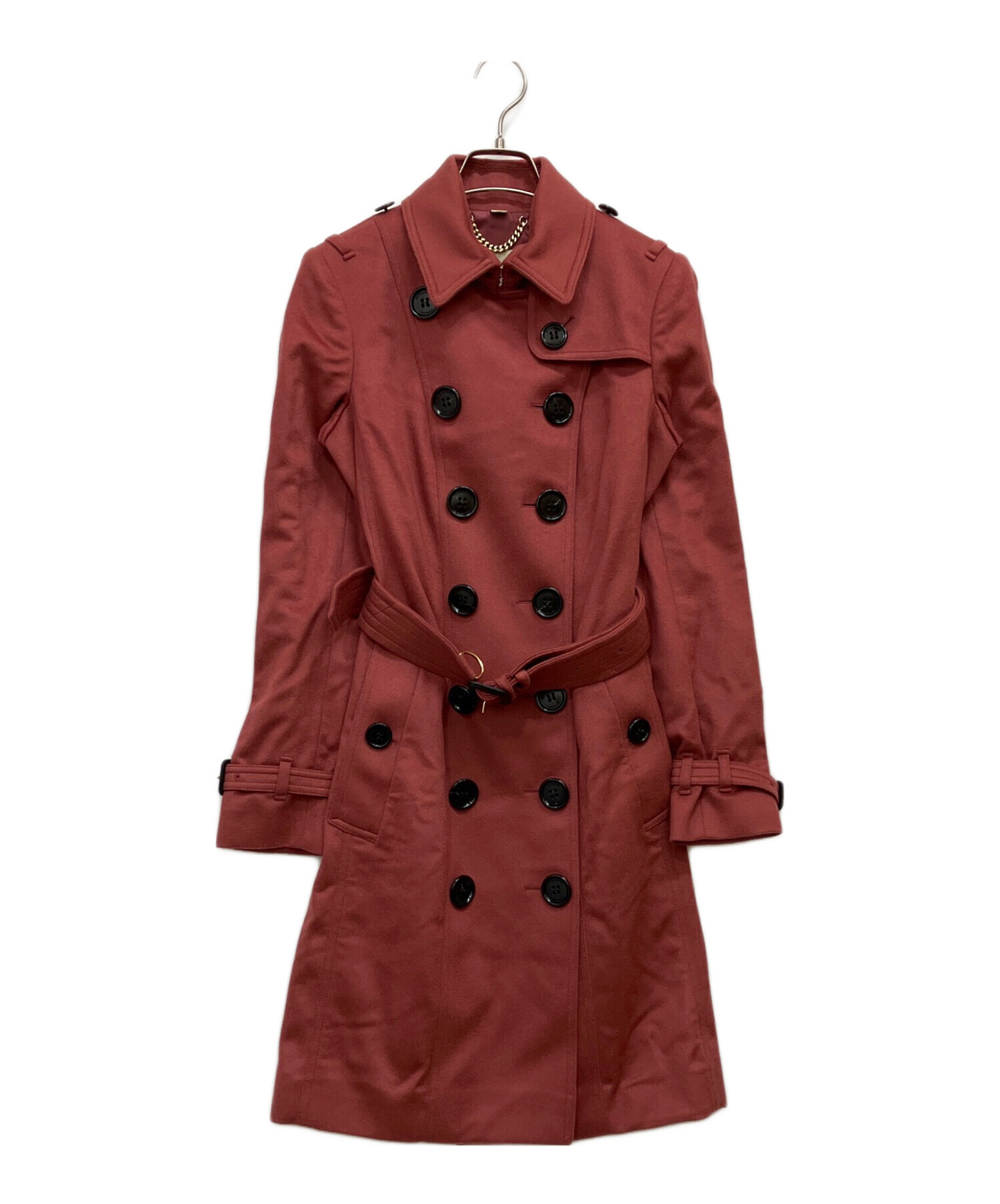 希少　バーバリーロンドン　トレンチコート　ボルドー　カシミヤ混ライナー付　38 中古・古着通販】BURBERRY LONDON (バーバリーロンドン) カシミヤ