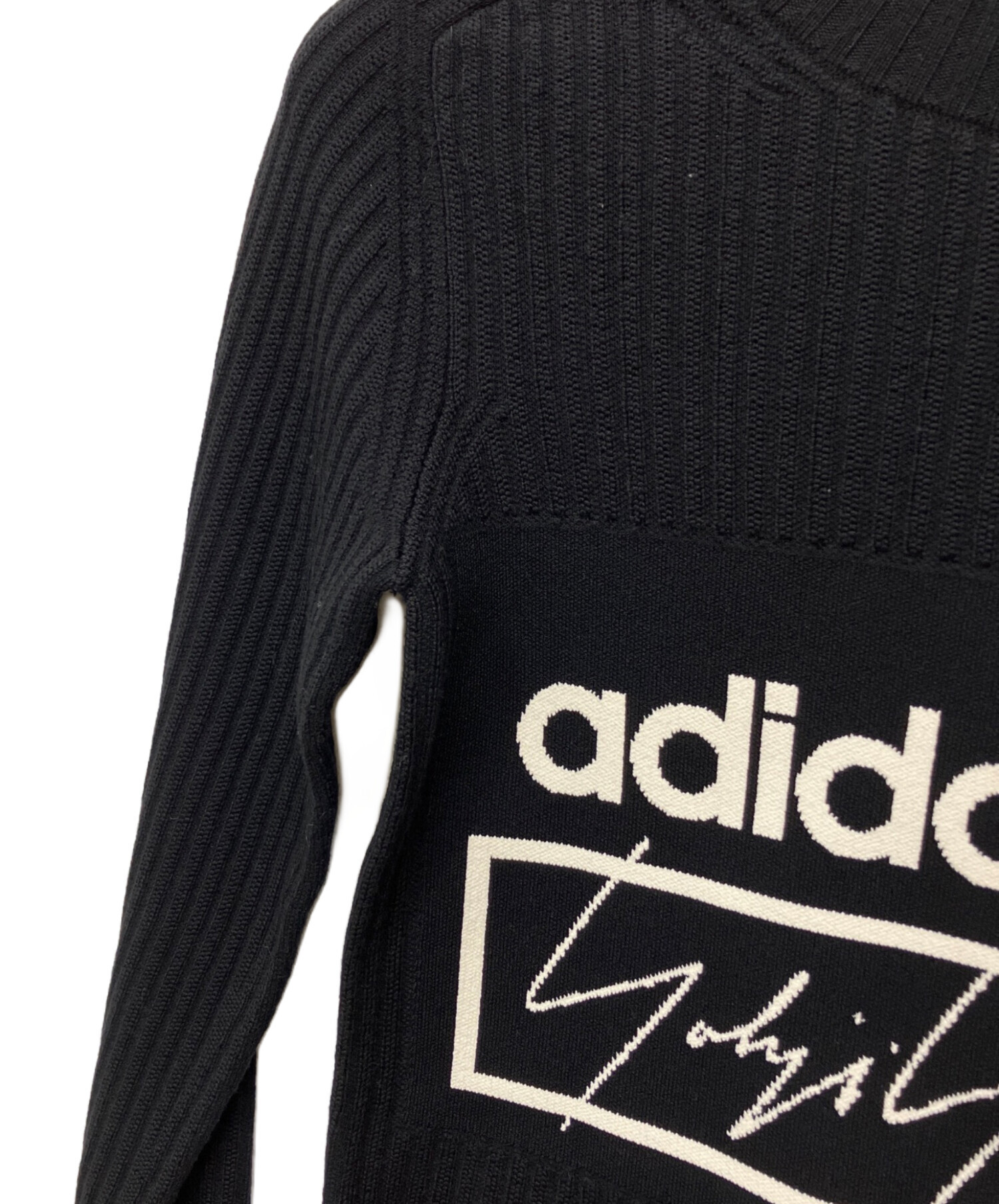 中古・古着通販】Y-3 (ワイスリー) ハイネックニット ブラック サイズ