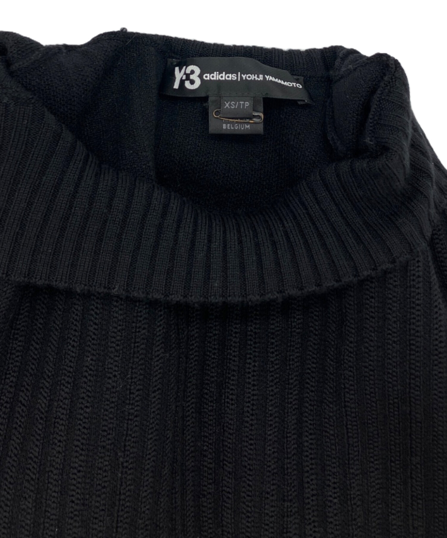 中古・古着通販】Y-3 (ワイスリー) ハイネックニット ブラック サイズ