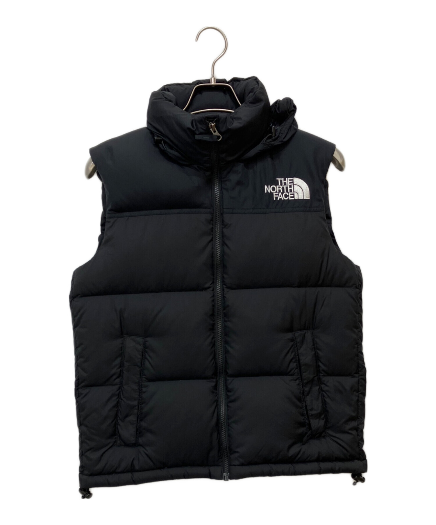 ノースフェイス　ダウンベスト　黒　ブラック　刺繍ロゴ　アウトドア　古着女子XS. 中古・古着通販】THE NORTH FACE (ザ ノース フェイス) ダウンベスト