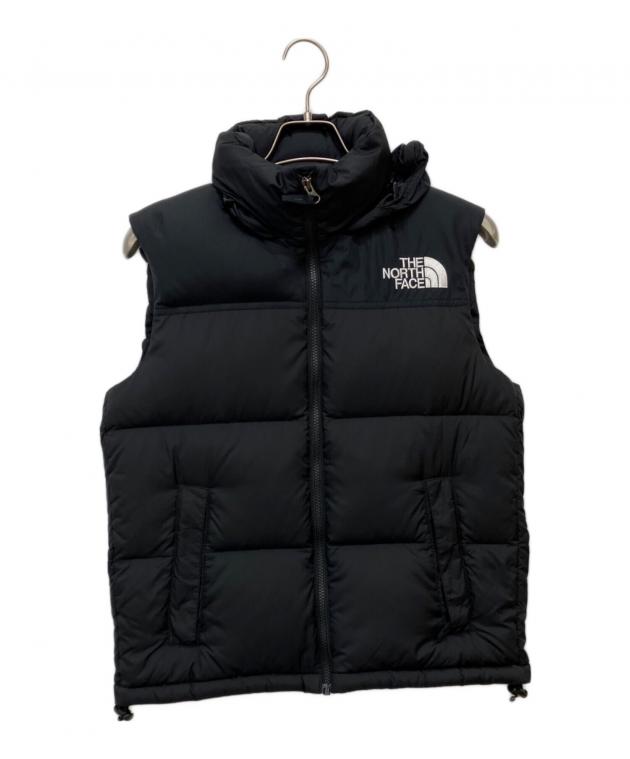 ノースフェイス　ダウンベスト　黒　ブラック　刺繍ロゴ　アウトドア　古着女子XS. 中古・古着通販】THE NORTH FACE (ザ ノース フェイス) ダウンベスト