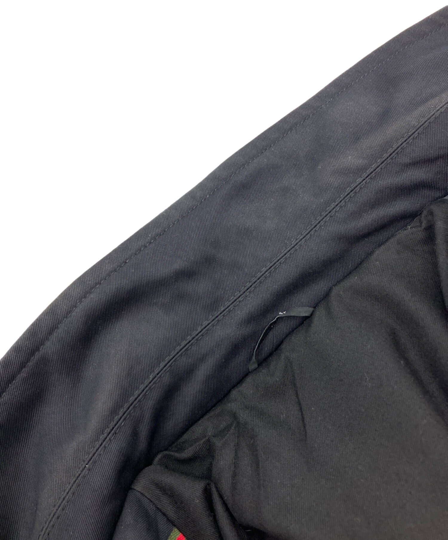 中古・古着通販】GUCCI (グッチ) トレンチコート ブラック サイズ:46