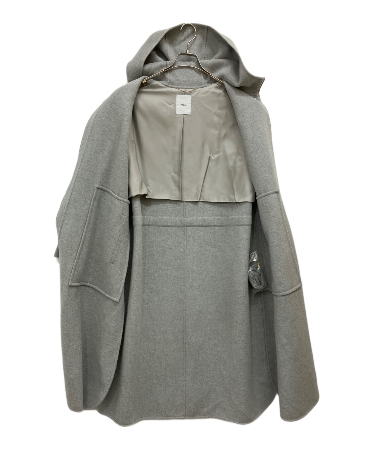中古・古着通販】ebure (エブール) メランジビーバー ジップアップ