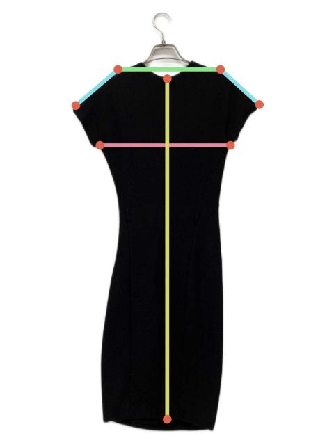 【超破格値】【新品未使用】GUCCIグッチ Vネックリボンワンピース ブラック 中古・古着通販】GUCCI (グッチ) ウールワンピース ブラック サイズ:S