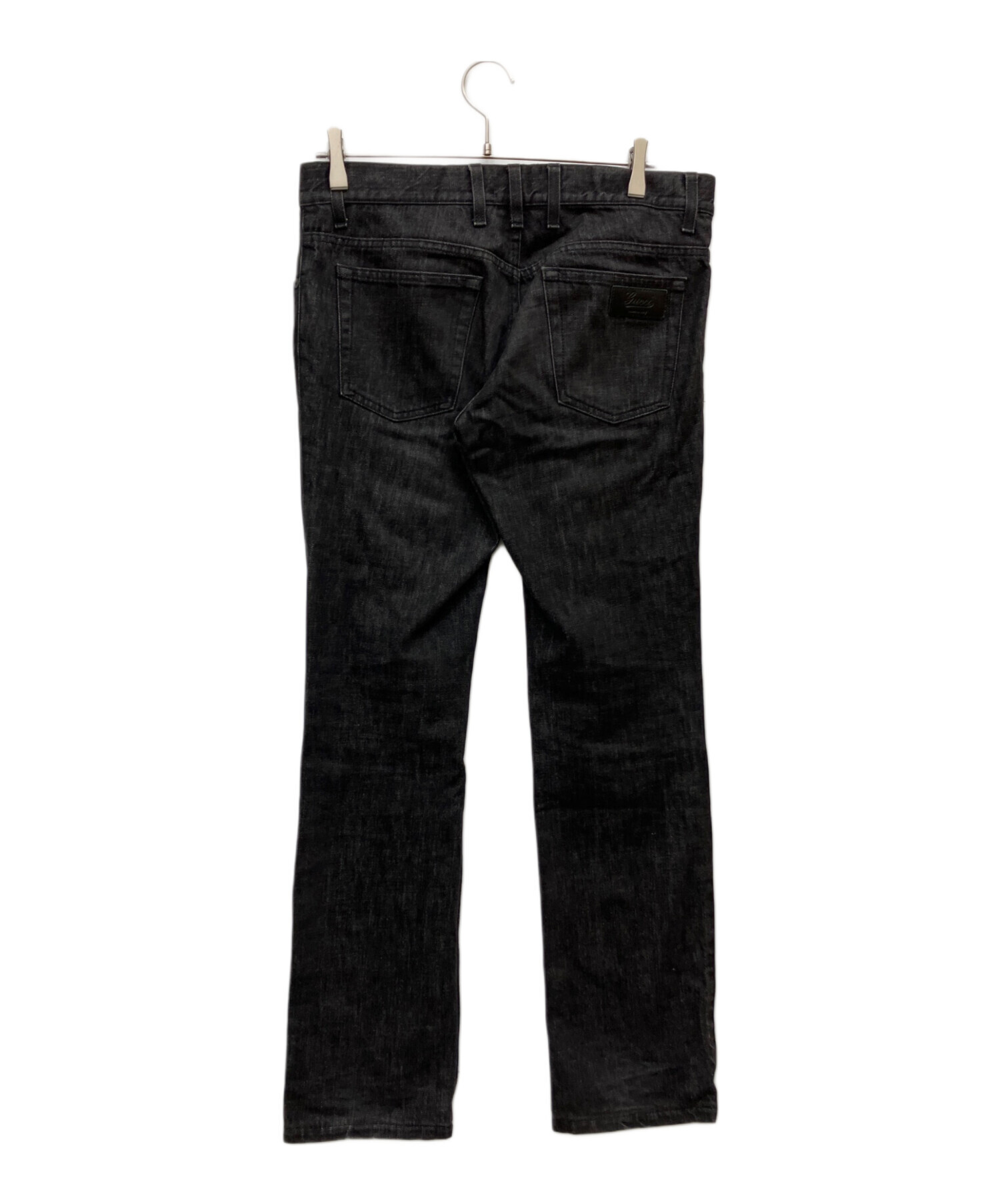 中古・古着通販】GUCCI (グッチ) デニムパンツ ブラック サイズ:SIZE