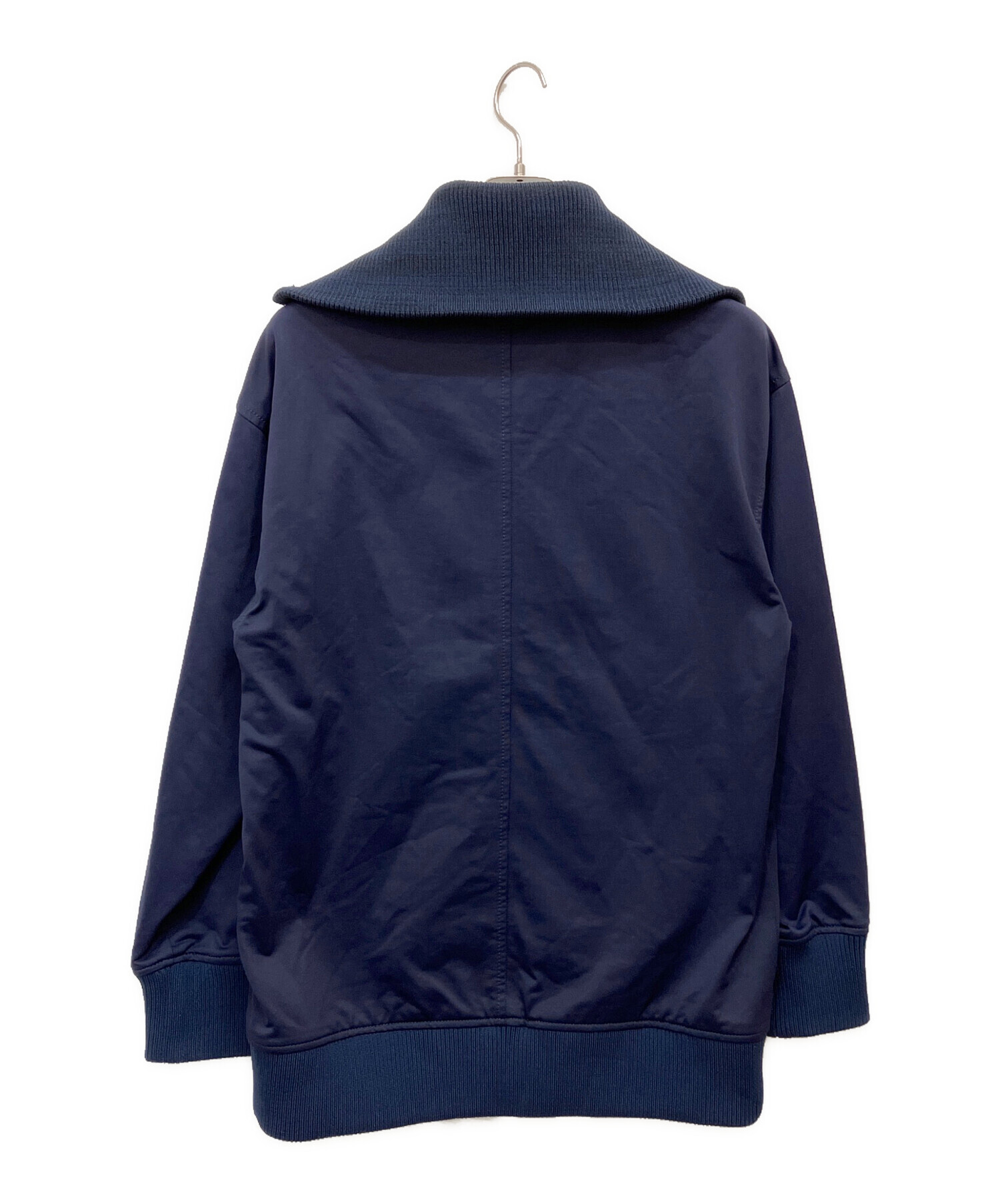【国内正規品】MARNI ウールジャケット ネイビー 44 中古・古着通販】MARNI (マルニ) ハイネックトラックジャケット
