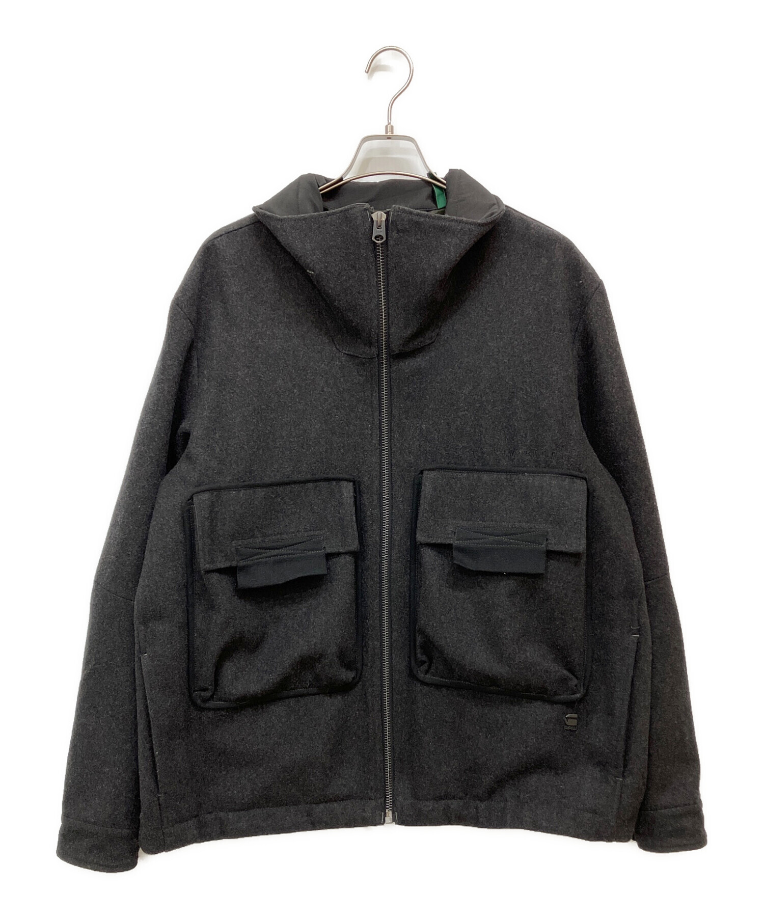 中古・古着通販】G-STAR RAW (ジースターロゥ) WOOL BOMBER ブラック