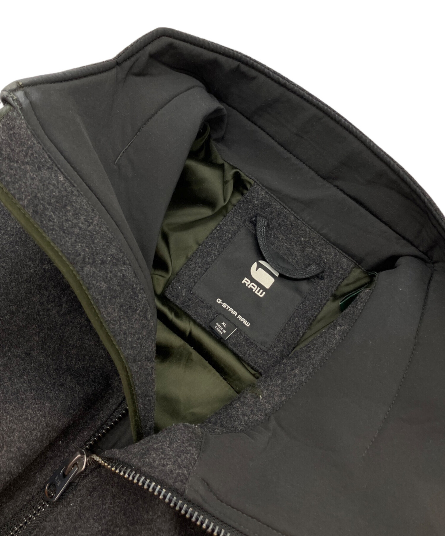 中古・古着通販】G-STAR RAW (ジースターロゥ) WOOL BOMBER ブラック