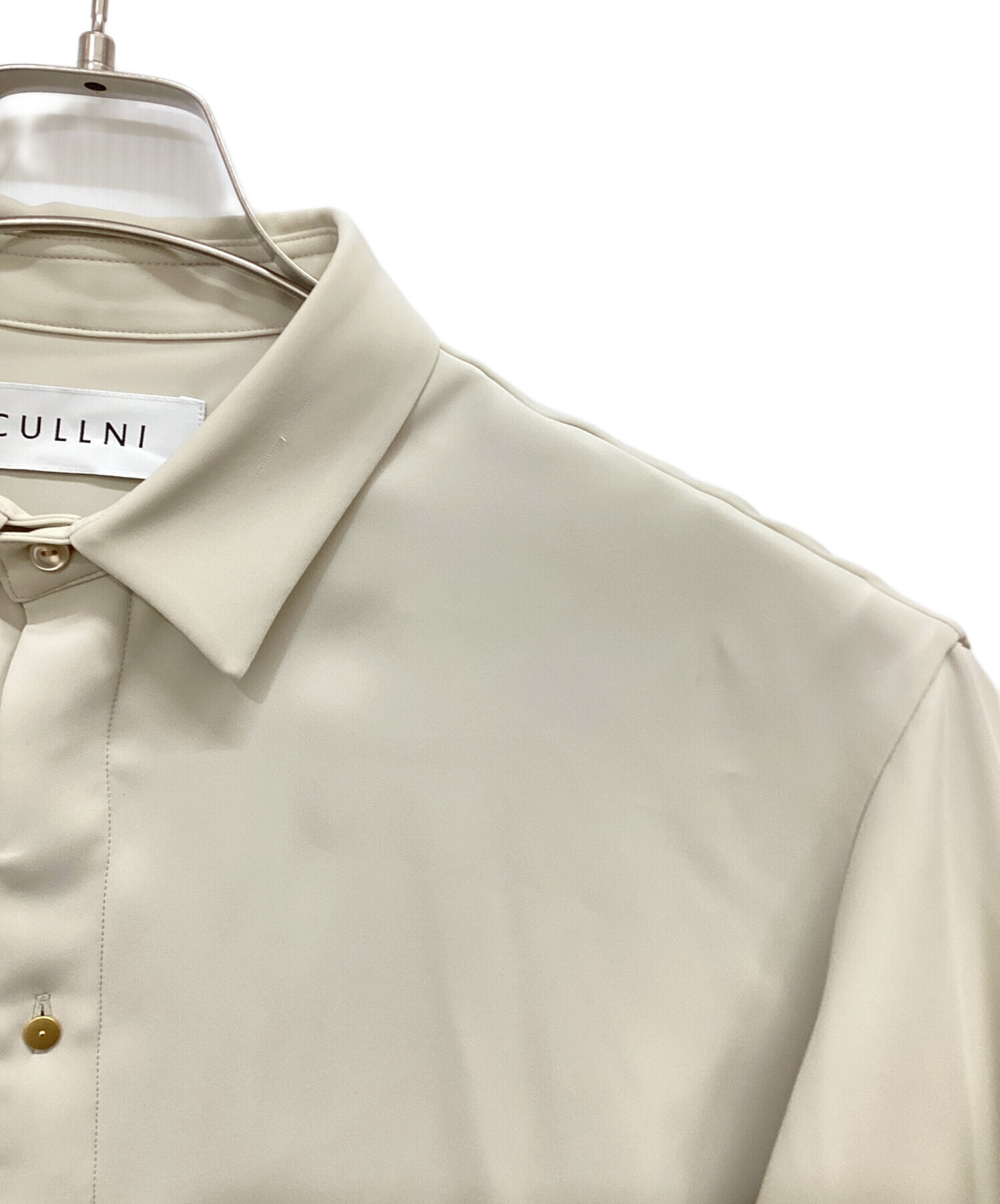 中古・古着通販】CULLNI (クルニ) シャツ ベージュ サイズ:SIZE 1