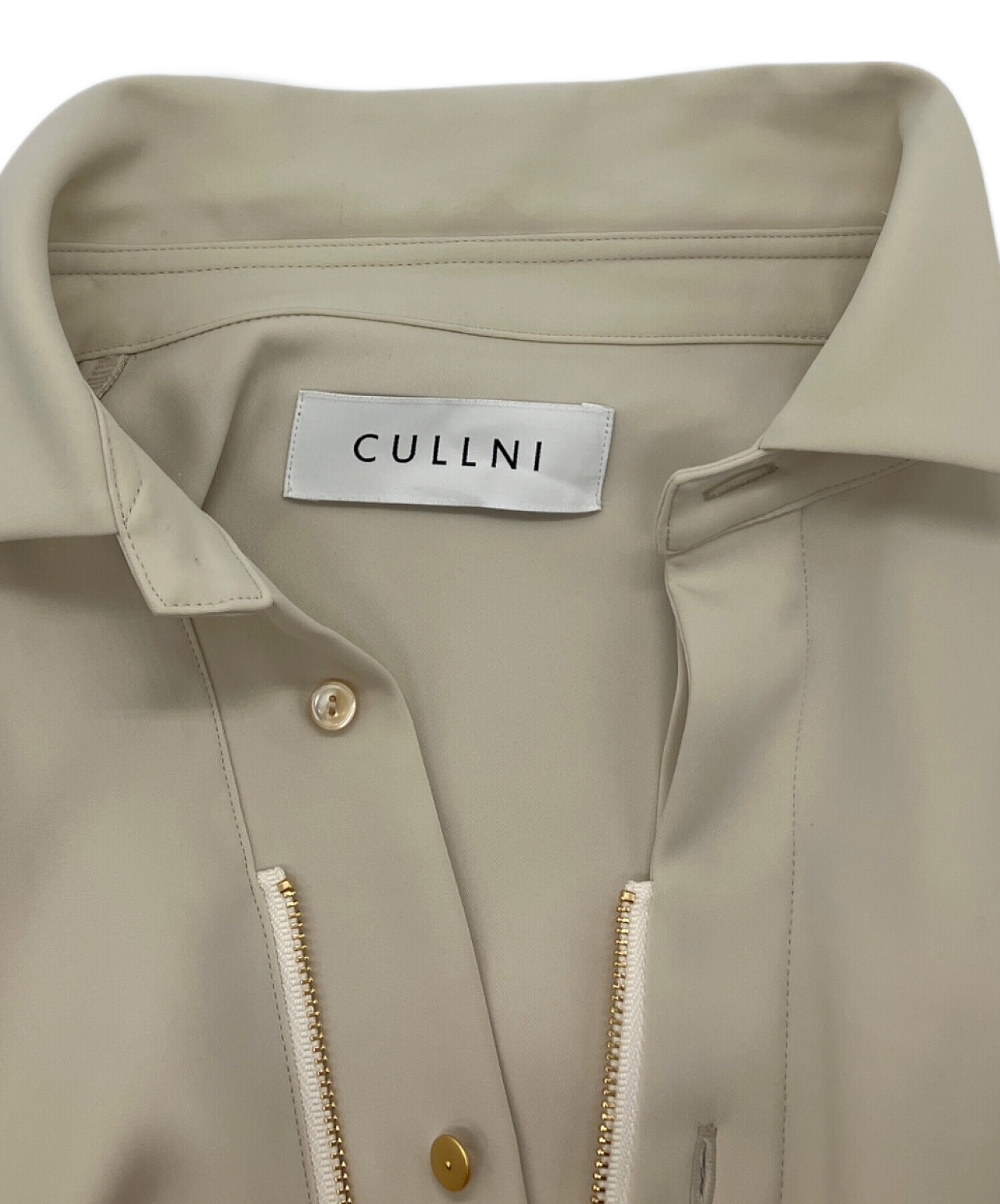 中古・古着通販】CULLNI (クルニ) シャツ ベージュ サイズ:SIZE 1