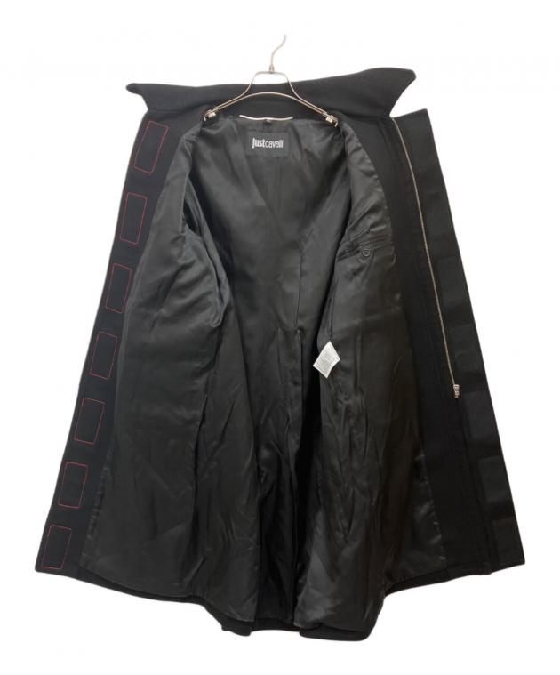 中古・古着通販】JUST CAVALLI (ジャストカヴァリ) コート ブラック