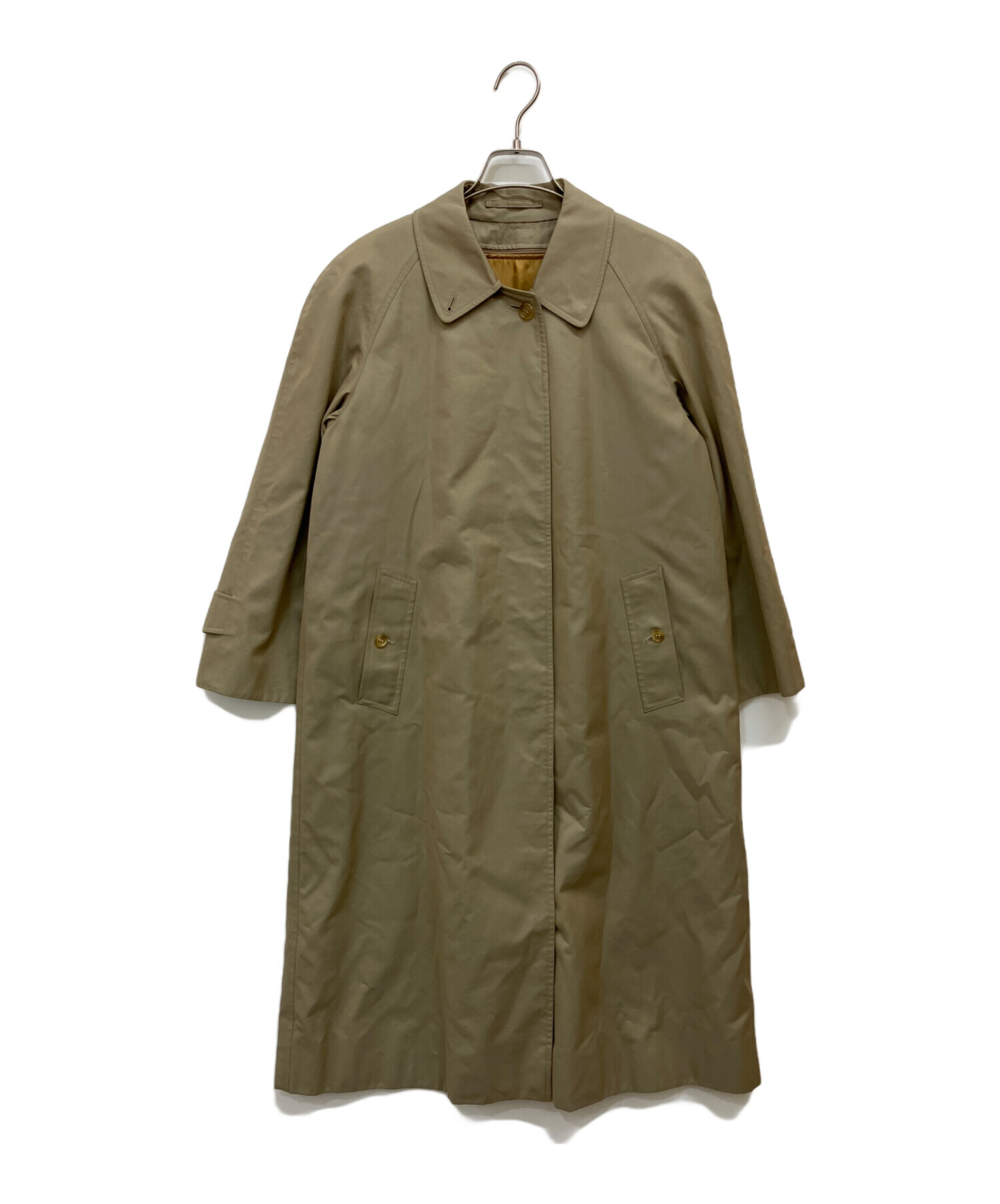 Burberry's バーバリーズ アンゴラロング コート サイズ:9 ベージュ 中古・古着通販】Burberry's (バーバリーズ) ロングコート ベージュ