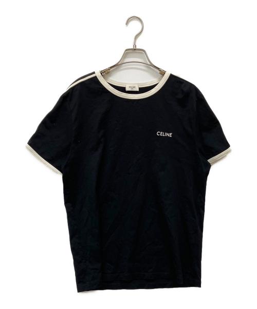 セリーヌ・100%ビスコース・マイクロドット・ 36表記　　国内正規品 中古・古着通販】CELINE (セリーヌ) Logo Embroidered Cotton Jersey T