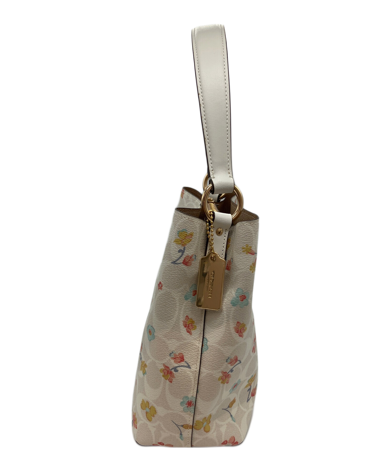 中古・古着通販】COACH (コーチ) 2WAYバッグ ホワイト｜ブランド・古着