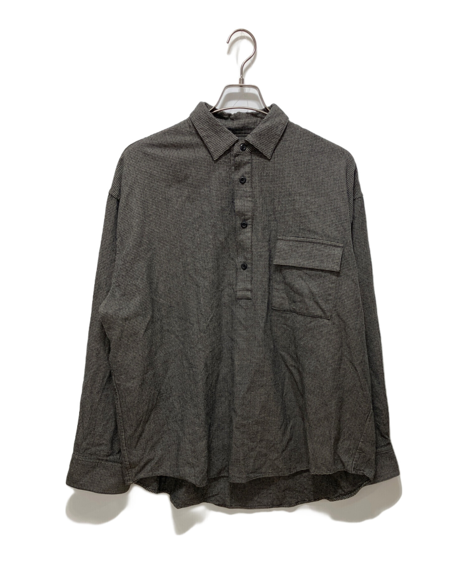 中古・古着通販】stein (シュタイン) Oversized Pullover Shirt グレー