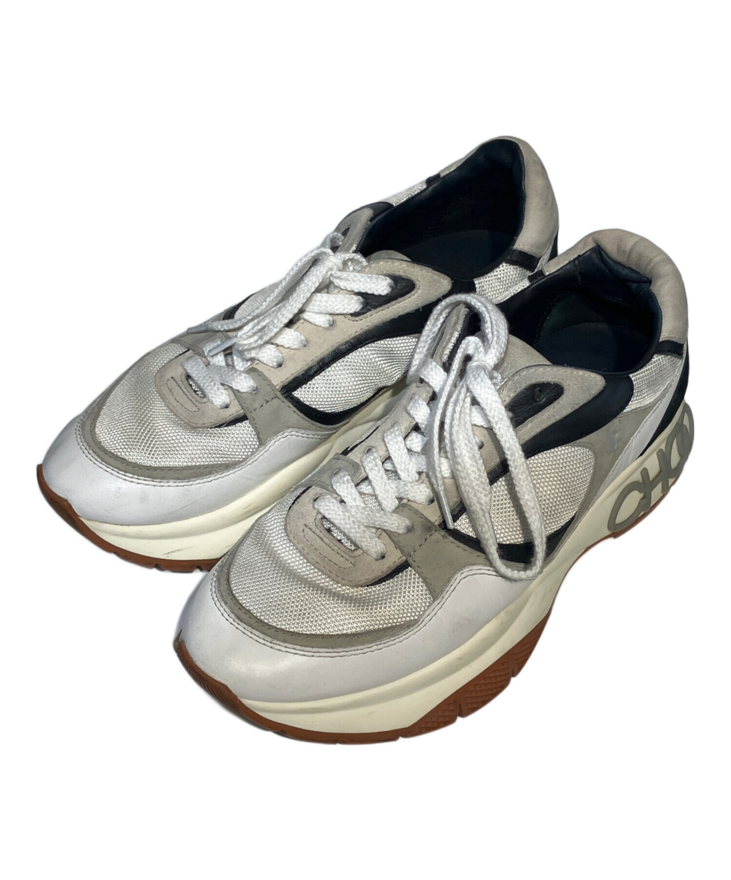 中古・古着通販】JIMMY CHOO (ジミーチュウ) スニーカー ホワイト