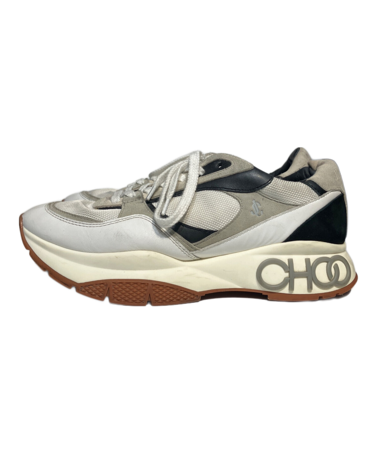 中古・古着通販】JIMMY CHOO (ジミーチュウ) スニーカー ホワイト