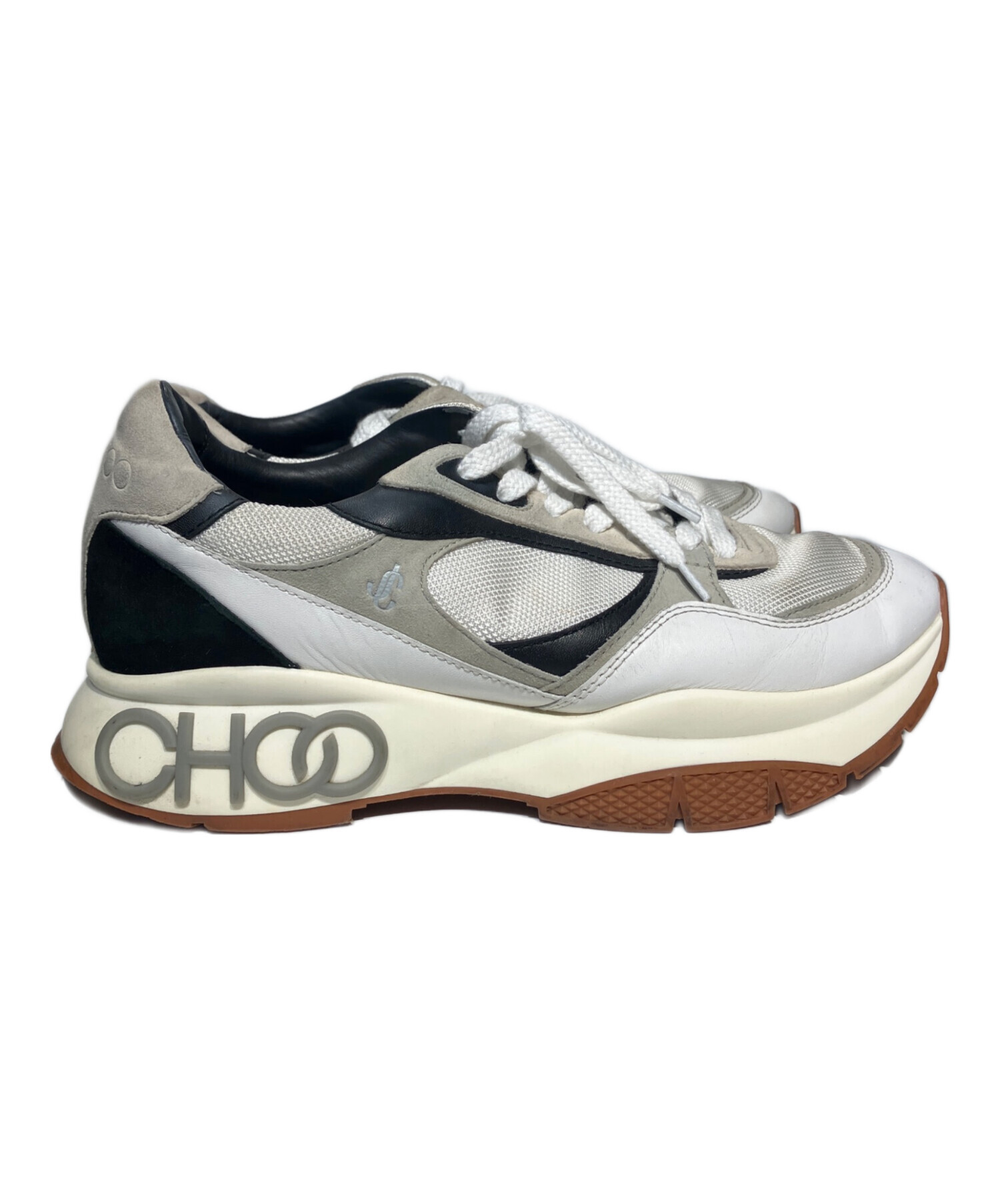 中古・古着通販】JIMMY CHOO (ジミーチュウ) スニーカー ホワイト