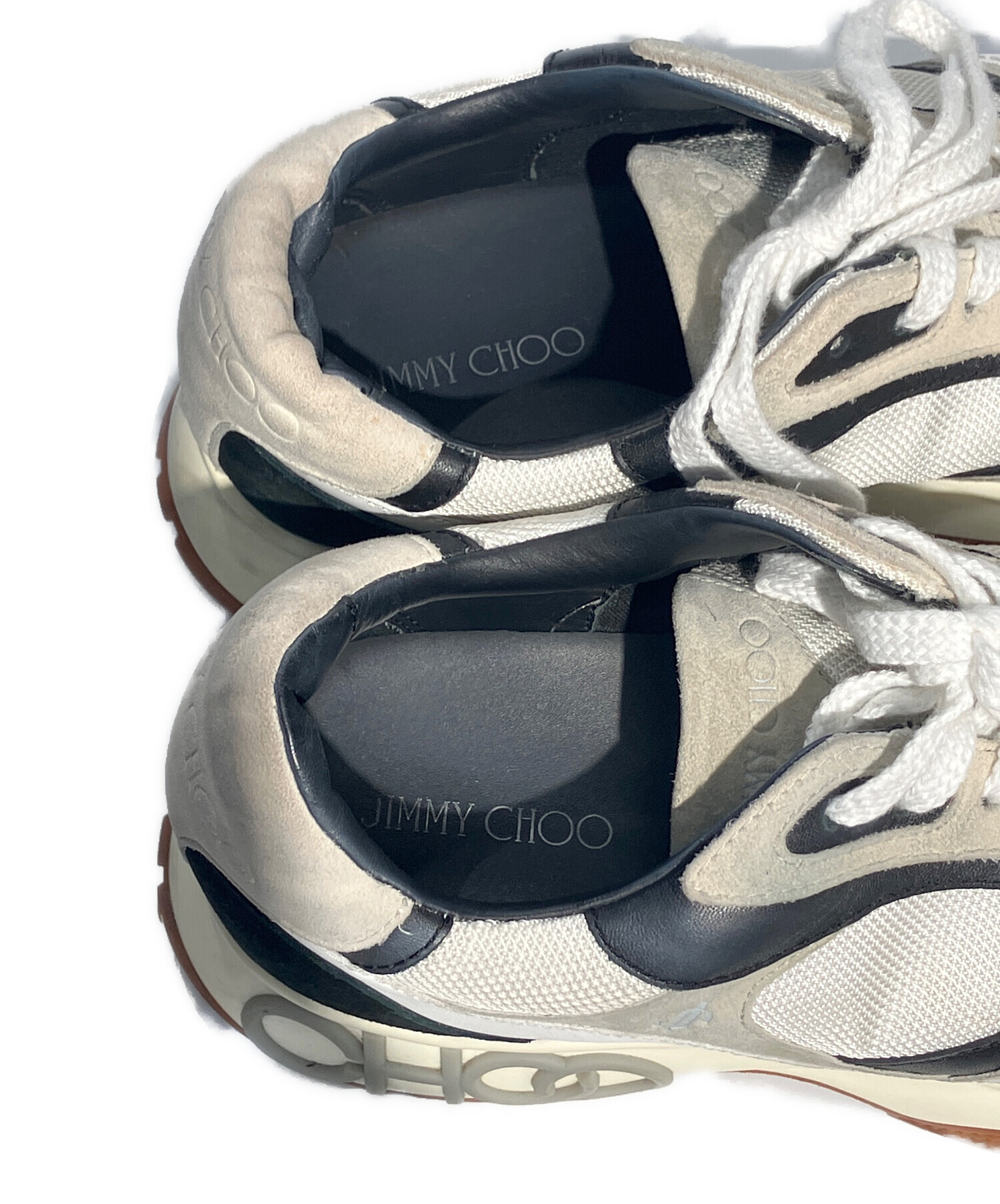 中古・古着通販】JIMMY CHOO (ジミーチュウ) スニーカー ホワイト