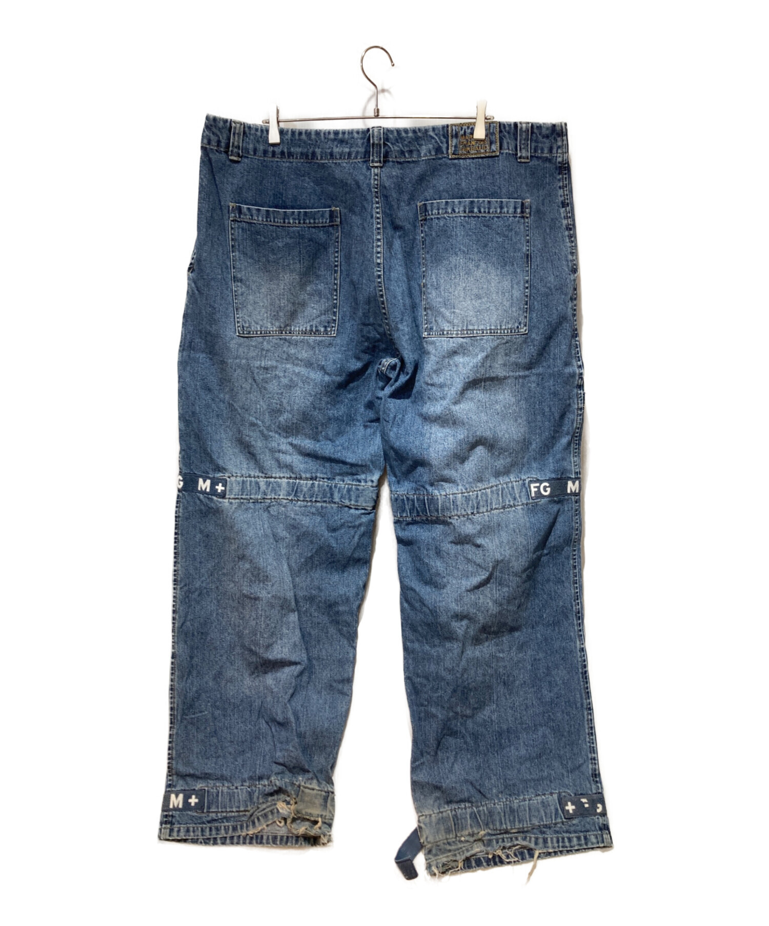 ジルボー GIRBAUD デニム オールインワン 90年代 レア 当時物 中古・古着通販】GIRBAUD (ジルボ) デニムパンツ インディゴ サイズ:44