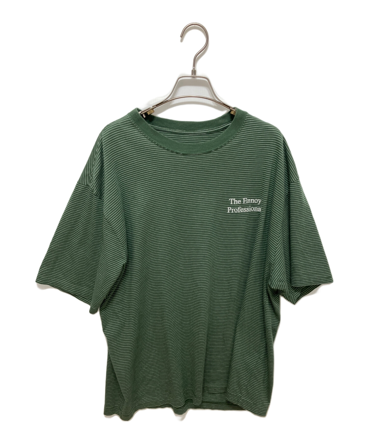 The Ennoy Professional Tシャツ ホワイト グリーン　M 中古・古着通販】The Ennoy Professional (ザ エンノイ