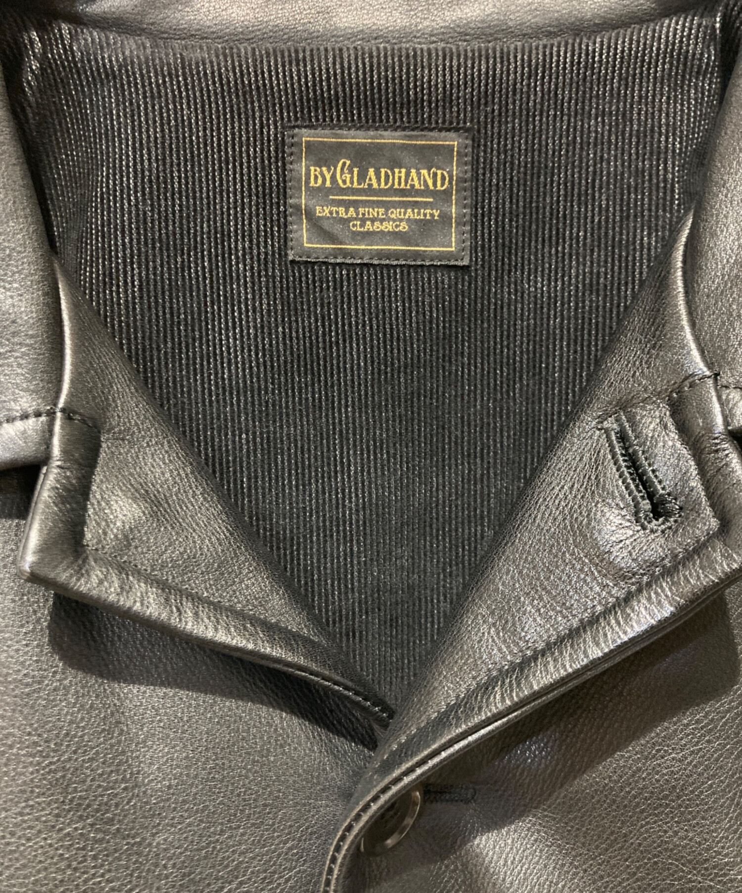 中古・古着通販】GLAD HAND (グラッドハンド) カウレザーカーコート