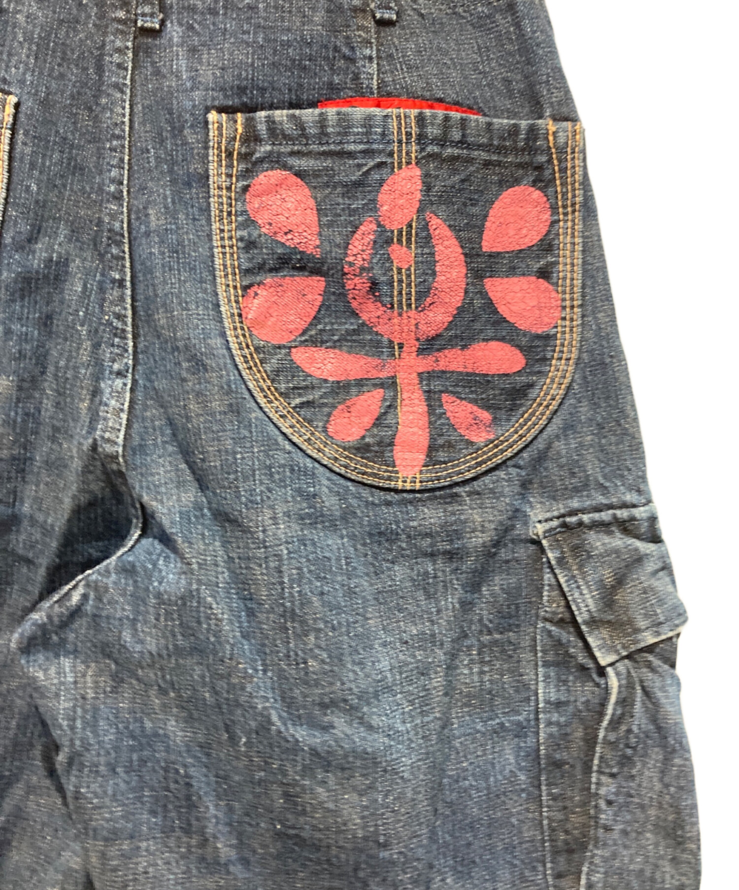 中古・古着通販】YAMANE (ヤマネ) デニムパンツ インディゴ サイズ