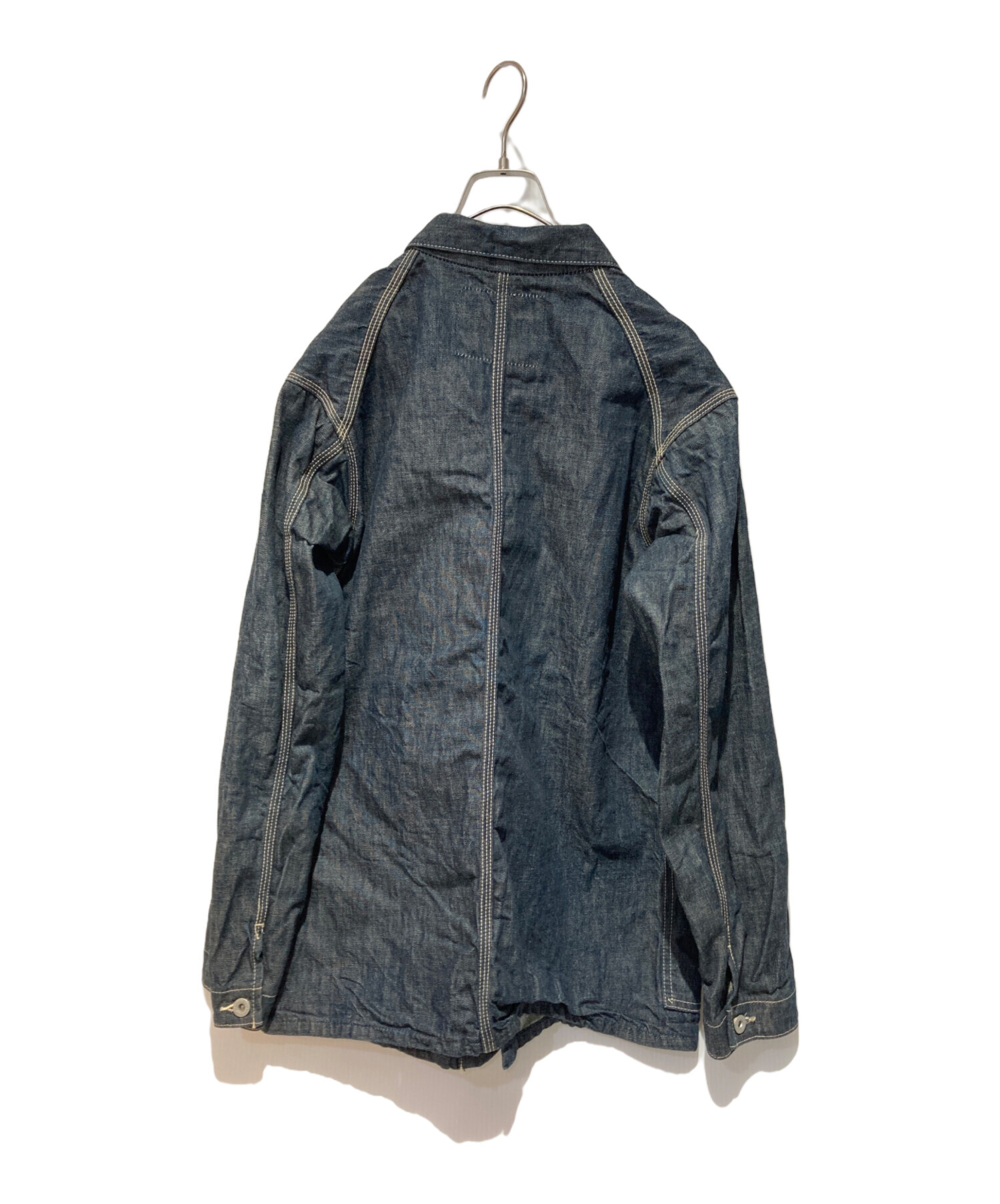 売約済みですEVISUカバーオール38 中古・古着通販】EVISU (エヴィス) カバーオール インディゴ サイズ:38