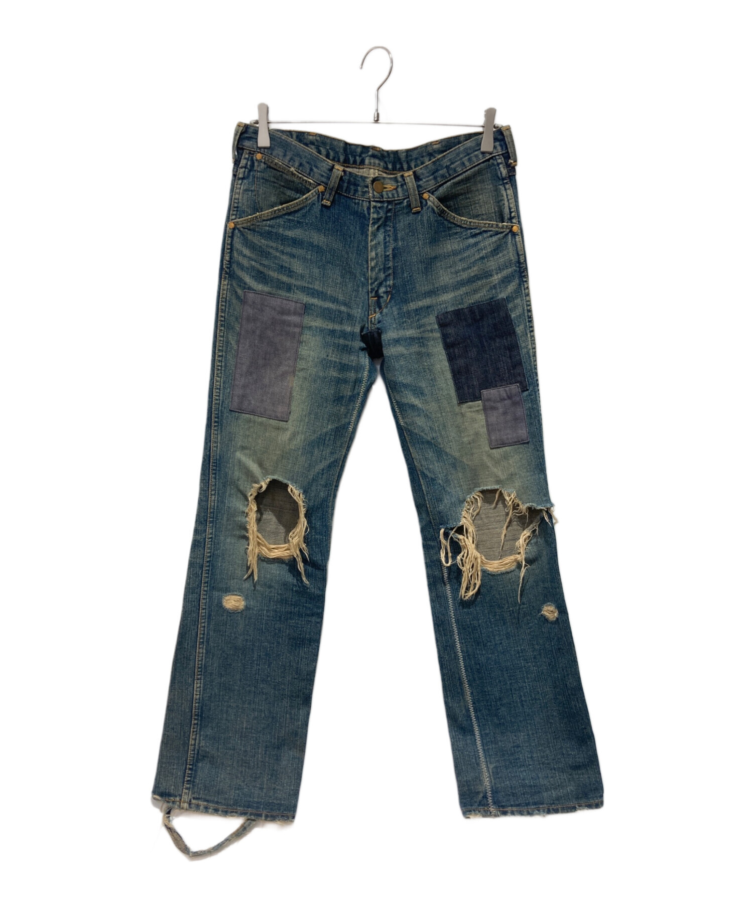 中古・古着通販】NUMBER (N)INE (ナンバーナイン) リペアデニムパンツ