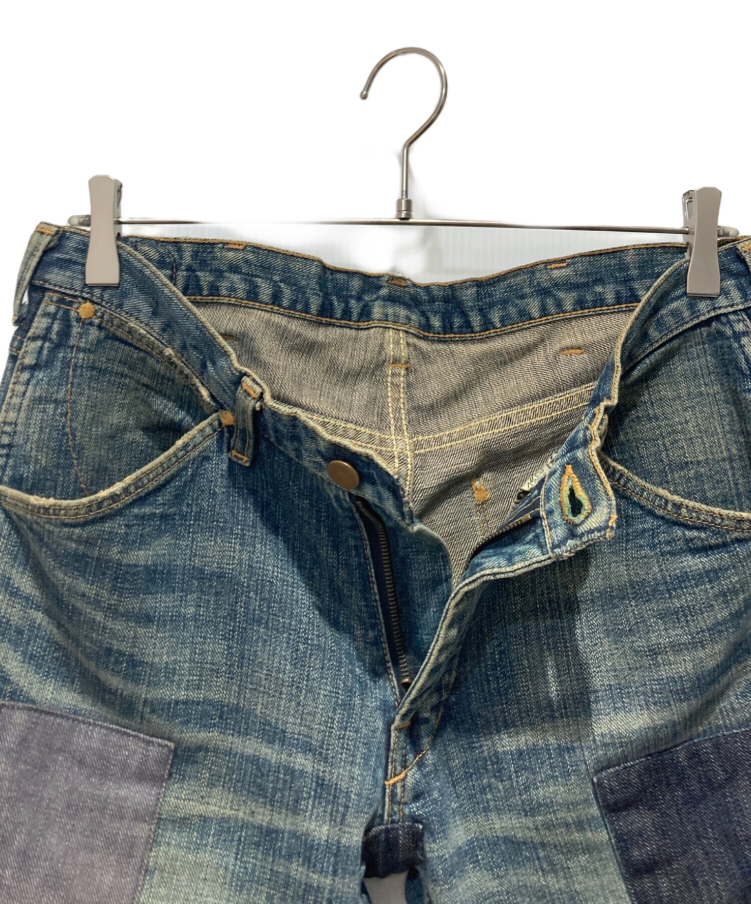 中古・古着通販】NUMBER (N)INE (ナンバーナイン) リペアデニムパンツ