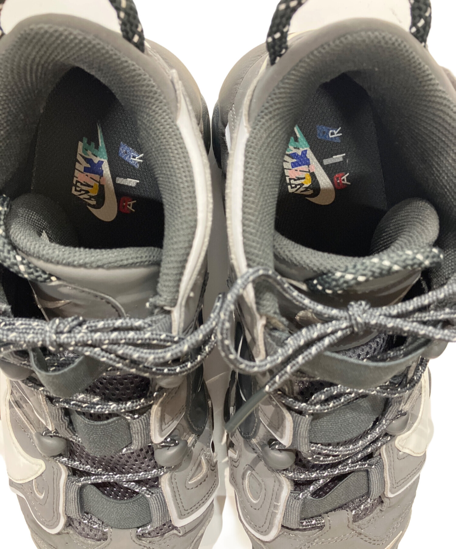 中古・古着通販】NIKE (ナイキ) Air More Uptempo Copy Paste グレー