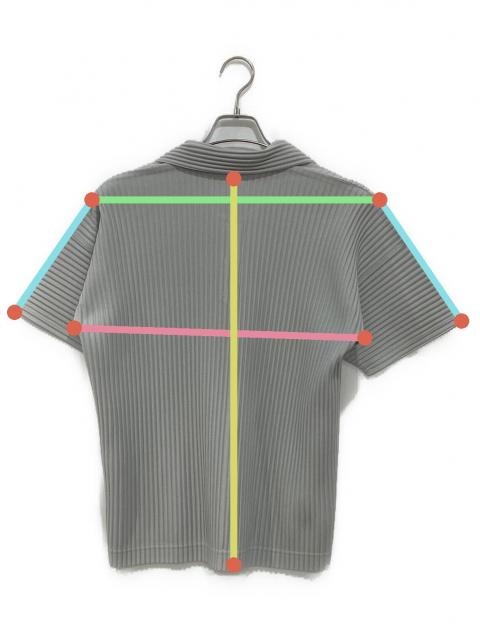 ★タグ付き美品★ Hommeplisse オムプリッセ ポロシャツ ハーフパンツ 中古・古着通販】HOMME PLISSE ISSEY MIYAKE (オム プリッセ イッセイ