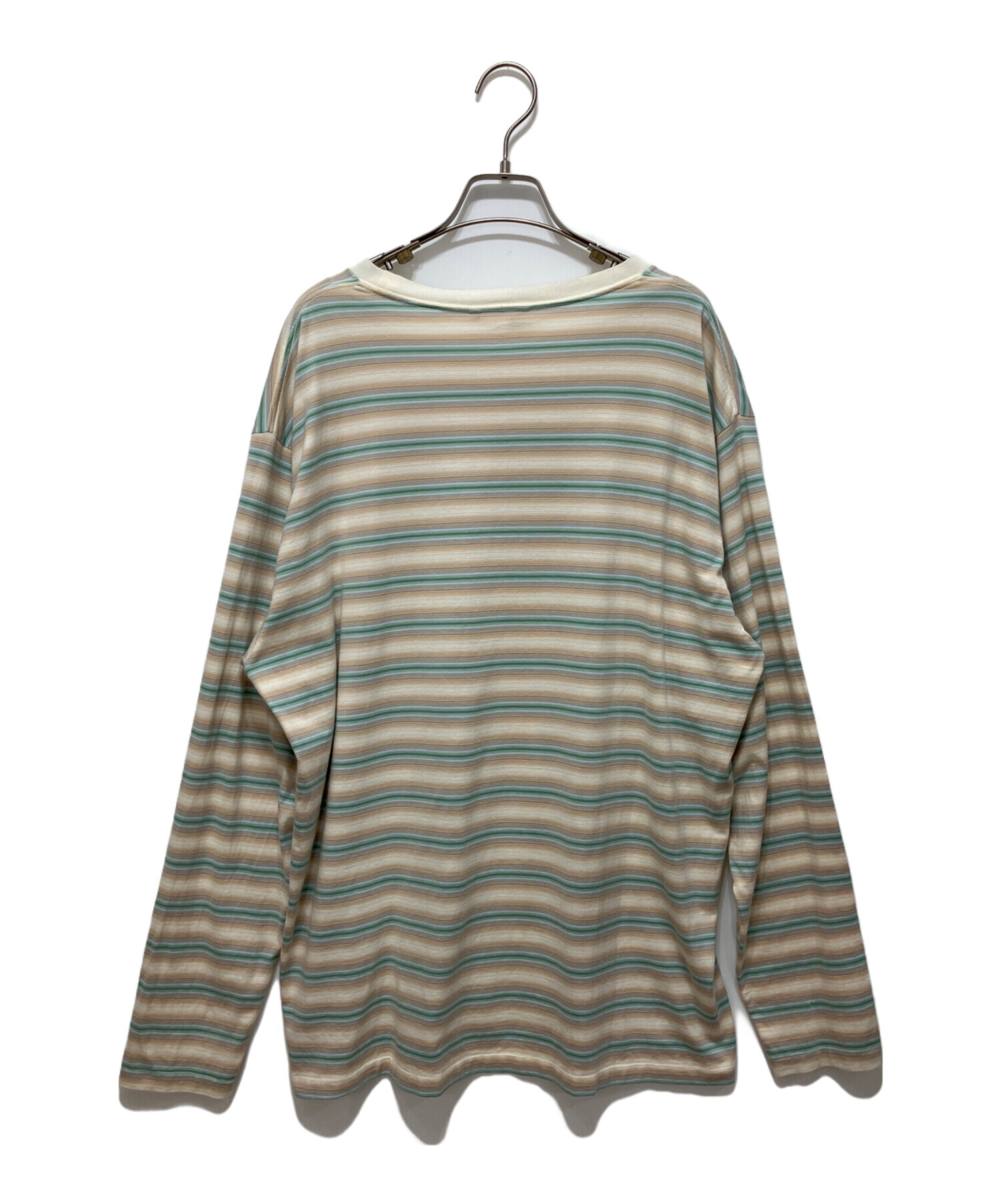 中古・古着通販】AURALEE (オーラリー) GRADIENT STRIPE JERSEY L/S 