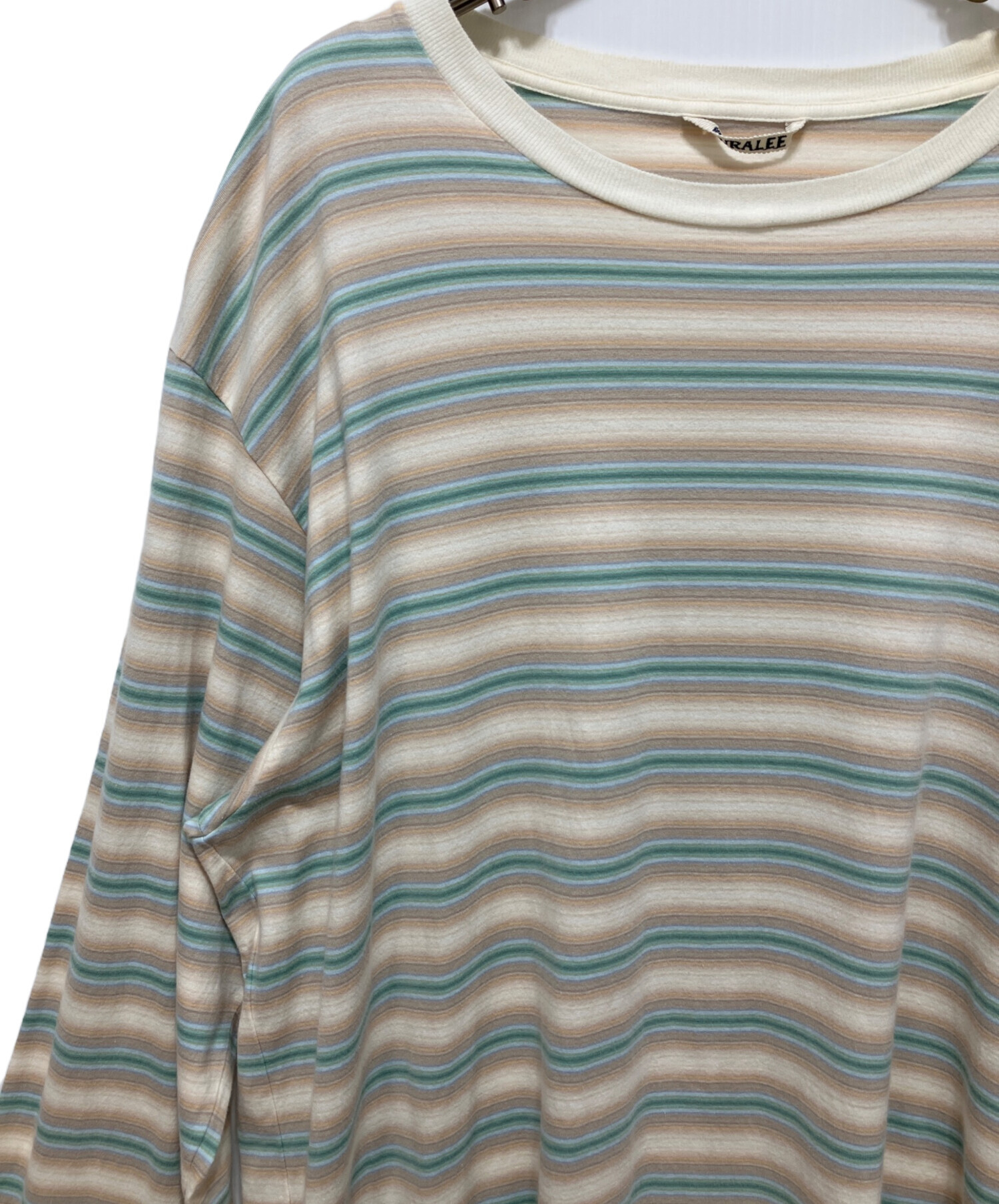 中古・古着通販】AURALEE (オーラリー) GRADIENT STRIPE JERSEY L/S 