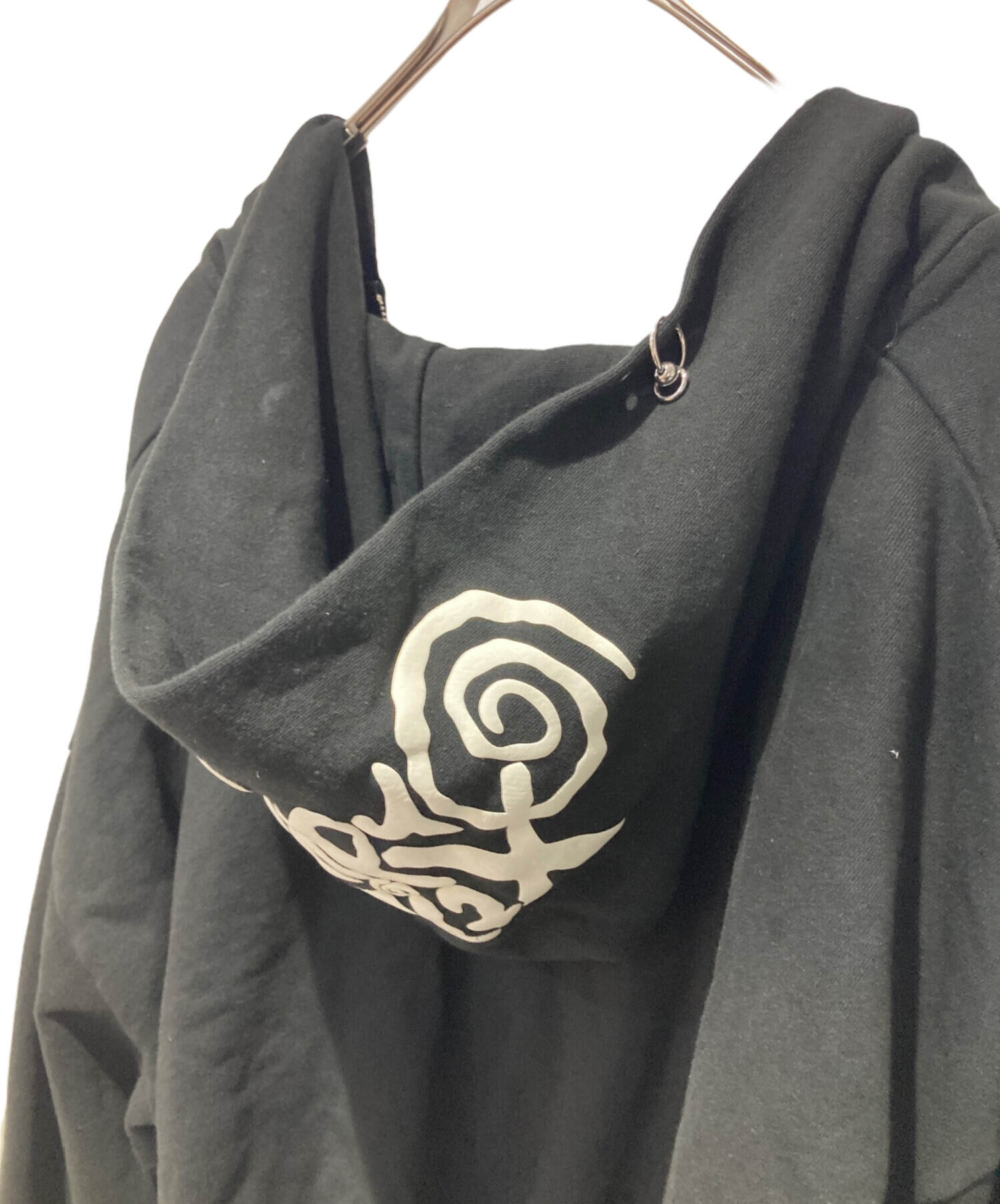 中古・古着通販】xg (エックスジー) Cropped Zip Hoodie ブラック