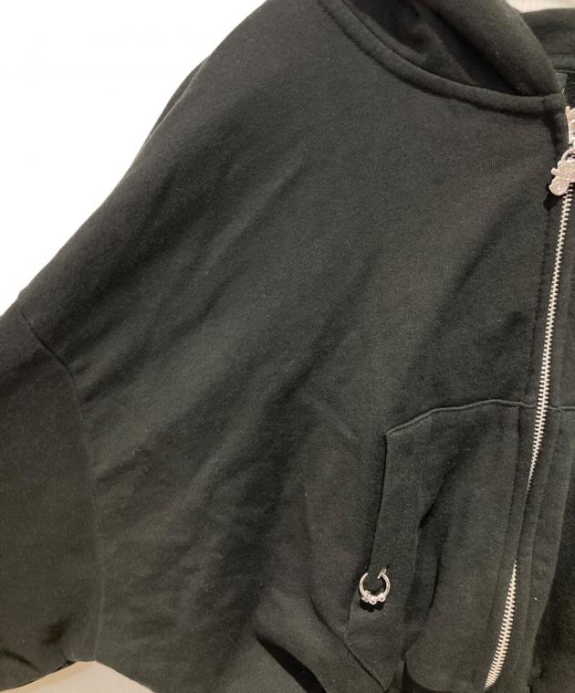 中古・古着通販】xg (エックスジー) Cropped Zip Hoodie ブラック