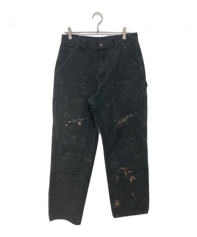 中古・古着通販】CarHartt (カーハート) ダブルニーパンツ ブラック