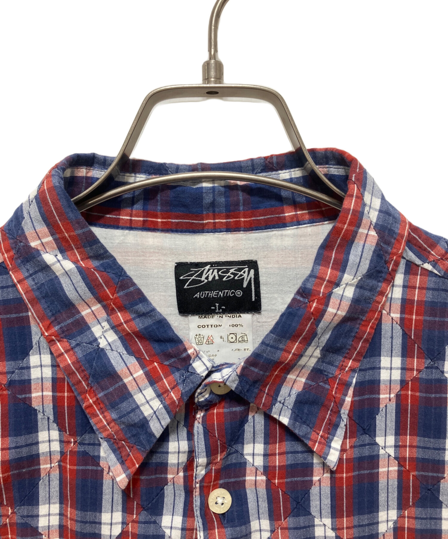 中古・古着通販】stussy (ステューシー) 00'sキルティングシャツ